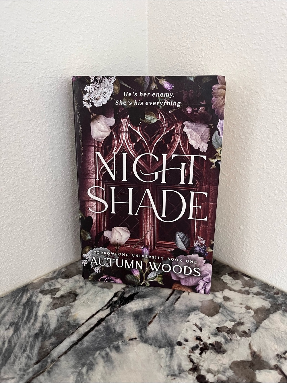 Nightshade book Sorrowsong University Autumn Woods